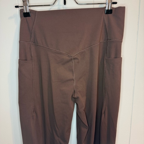 Women's Brown Boot Cut Flare Pants - Picture 7 of 8